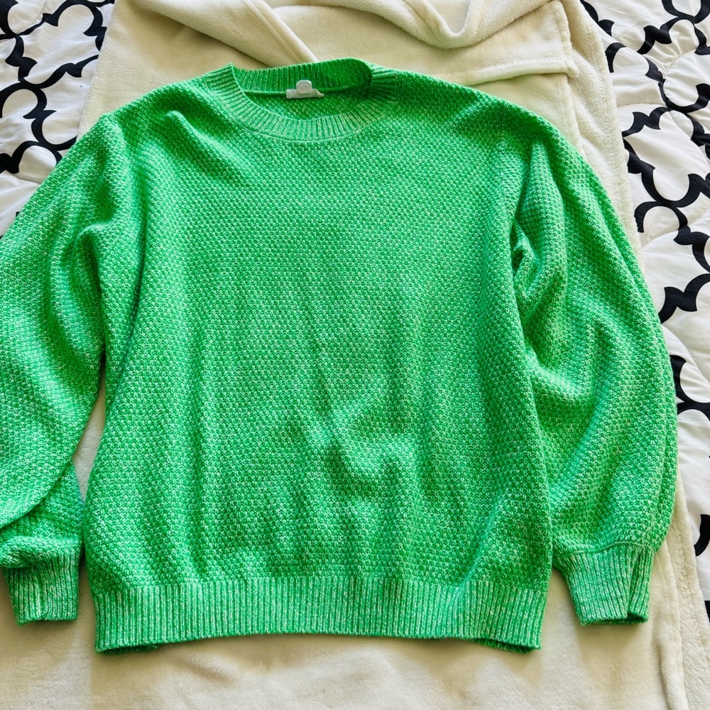 Bright Green Sweater